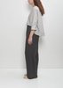 Linen Wide Straight Pull On Pant