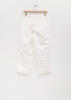 Cotton Linen Cropped Pleated Pant