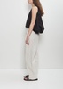 Linen Loose Pleated Wide Leg Trouser