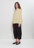 Cotton Silk Small Pocket Shirt — Lemon