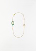 Tennis Pelota Enamel Bracelet — Pistachio Green