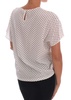 Dolce & Gabbana White Polka Dotted Silk T-shirt Top