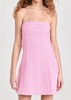 kelsey tweed dress in pink