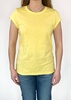 trudy crew neck tee in yellow
