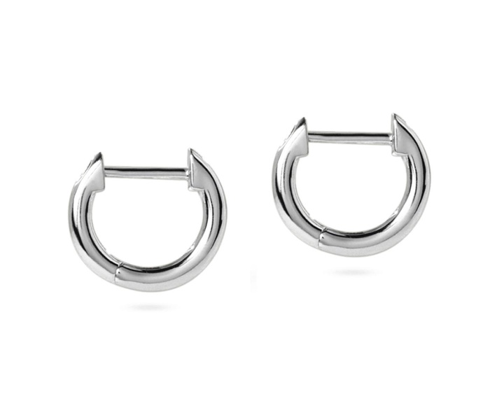 Sterling Silver Mini Huggie Hoops - Mini Huggie Hoops Silver