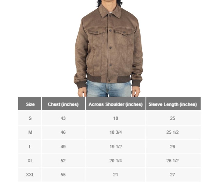 Blake Mens Microsuede Bomber Jacket Slim Fit Casual Softshell Coat