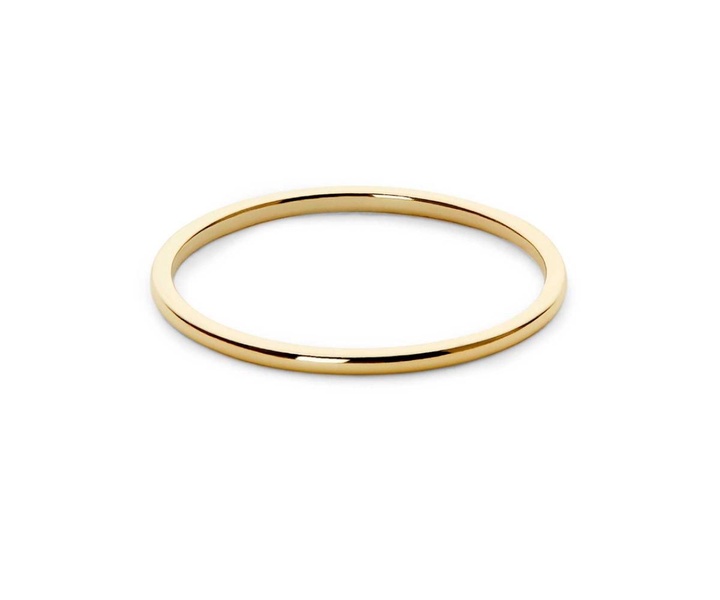 - Gold Band Ring - Stephanie