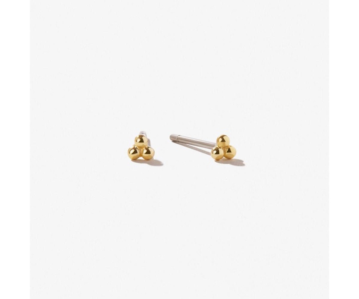 Beaded Stud Earrings - Tiva