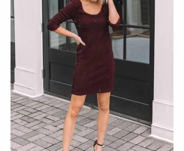 casablanca dress in boysenberry