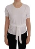 Dolce & Gabbana  White Cotton Silk T-Shirt