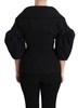 Dolce & Gabbana  Black Formal Coat Virgin Wool Jacket
