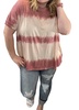 relaxed fit wave washed tunic in mauve