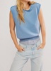 so easy muscle tee in true indigo