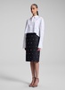 Mackie Embellished Cropped Cotton Shirt