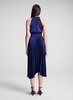 Renzo II Satin Pleated Dress