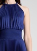 Renzo II Satin Pleated Dress