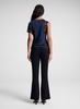 Alessia Satin and Lace Top
