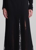 Mira Pleated Lace Maxi Skirt