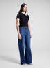 Liz Asymmetric Cotton Crepe Tee