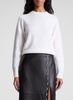 Naomi Studded Leather Midi Skirt