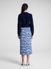 Phoebe Cotton Striped Midi Skirt