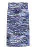 Phoebe Cotton Striped Midi Skirt