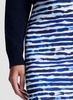 Phoebe Cotton Striped Midi Skirt
