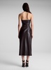 Charlotte Vegan Leather Midi Dress