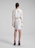 Mia Satin Mini Shirtdress
