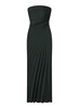 Bianca Strapless Pleated Maxi Dress