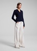 Alex Fine Merino Polo Top