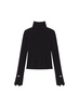 Jett Cable Knit Merino Turtleneck Top