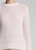 Bowie Sheer Alpaca Crewneck Sweater