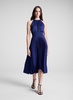 Renzo II Satin Pleated Dress