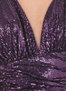 Embellished asymmetrical midi dress