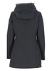Logo-patch Zip-up Padded Coat