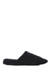 Thom Browne Men Logo Tab Shearling Slippers