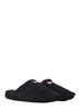 Thom Browne Men Logo Tab Shearling Slippers