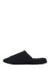 Thom Browne Men Logo Tab Shearling Slippers