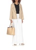 Short Beige Parka