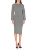 Boat-neck Knitted Jumper Pinko