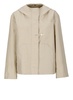 Short Beige Parka