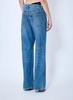 Alexander Wang Women Dip-Side Jeans With Exposed Lace Underwear