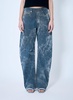 Alexander Wang Women Low Rise Clouding Flocking Jeans