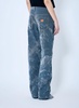 Alexander Wang Women Low Rise Clouding Flocking Jeans