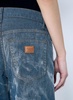 Alexander Wang Women Low Rise Clouding Flocking Jeans