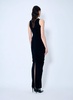 Alexander Wang Women Ruched Wide V Neck Maxi Dress
