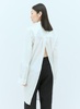 Dries Van Noten Women Open-Rear Poplin Shirt