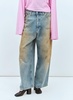 Acne Studios Women Distressed Super Baggy Jeans