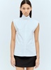 Sportmax Women High-Neck Canvas Top